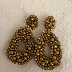 Baublebar gold earrings *like new*
